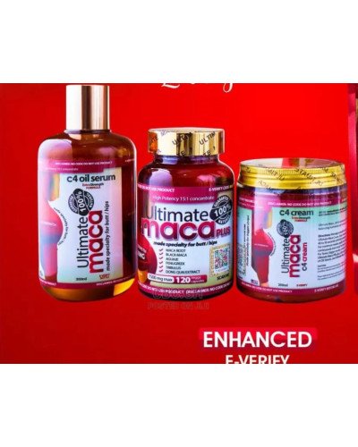Ultimate Maca Pills,Oil Serum and Cream Combo